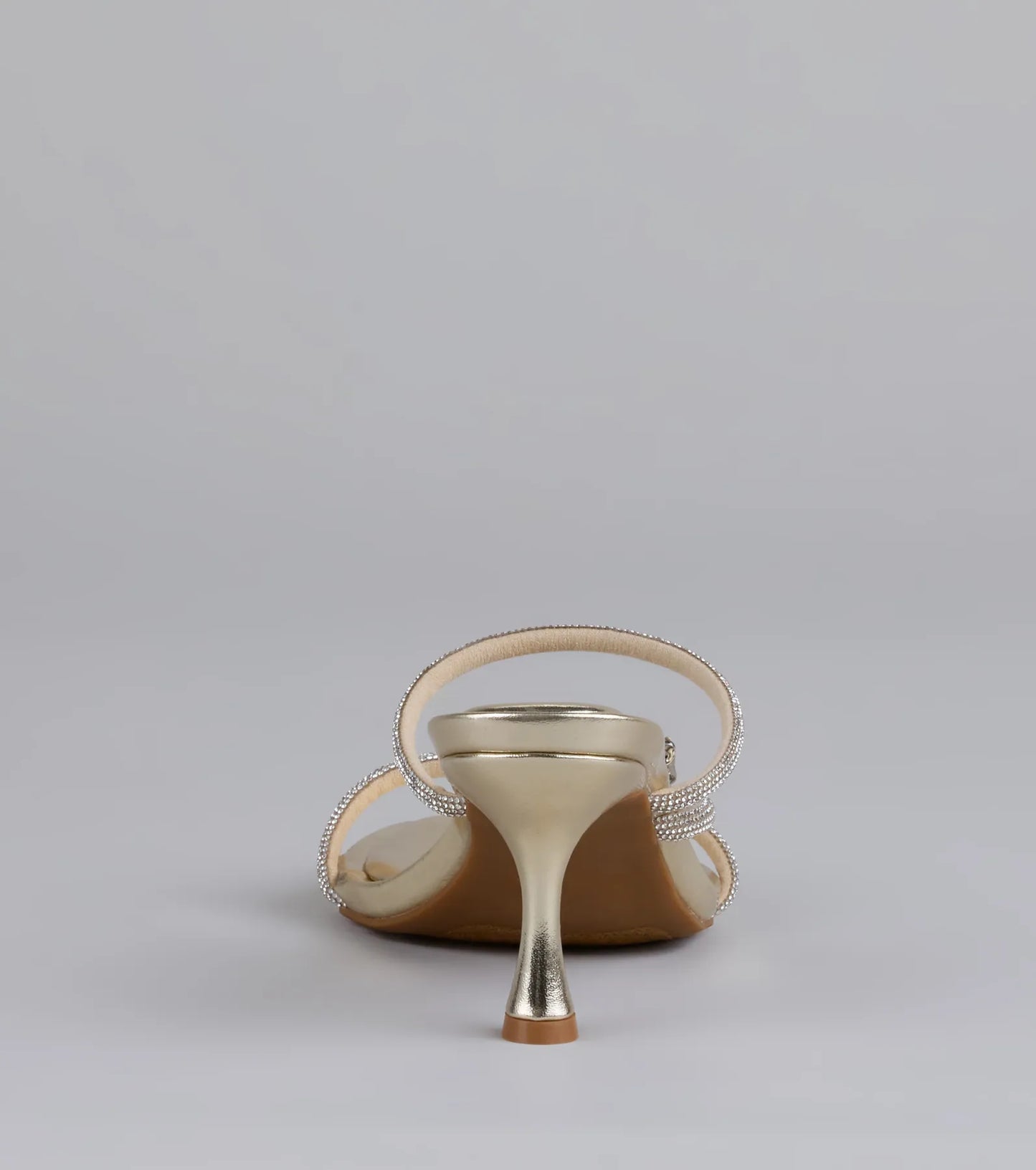 Butterfly Kisses Rhinestone Metallic Heels