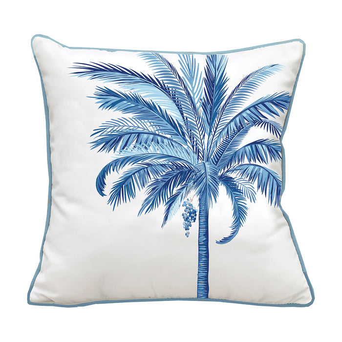 A 20in. x 20in. Royal Date Palm Right Indoor Outdoor Pillow.
