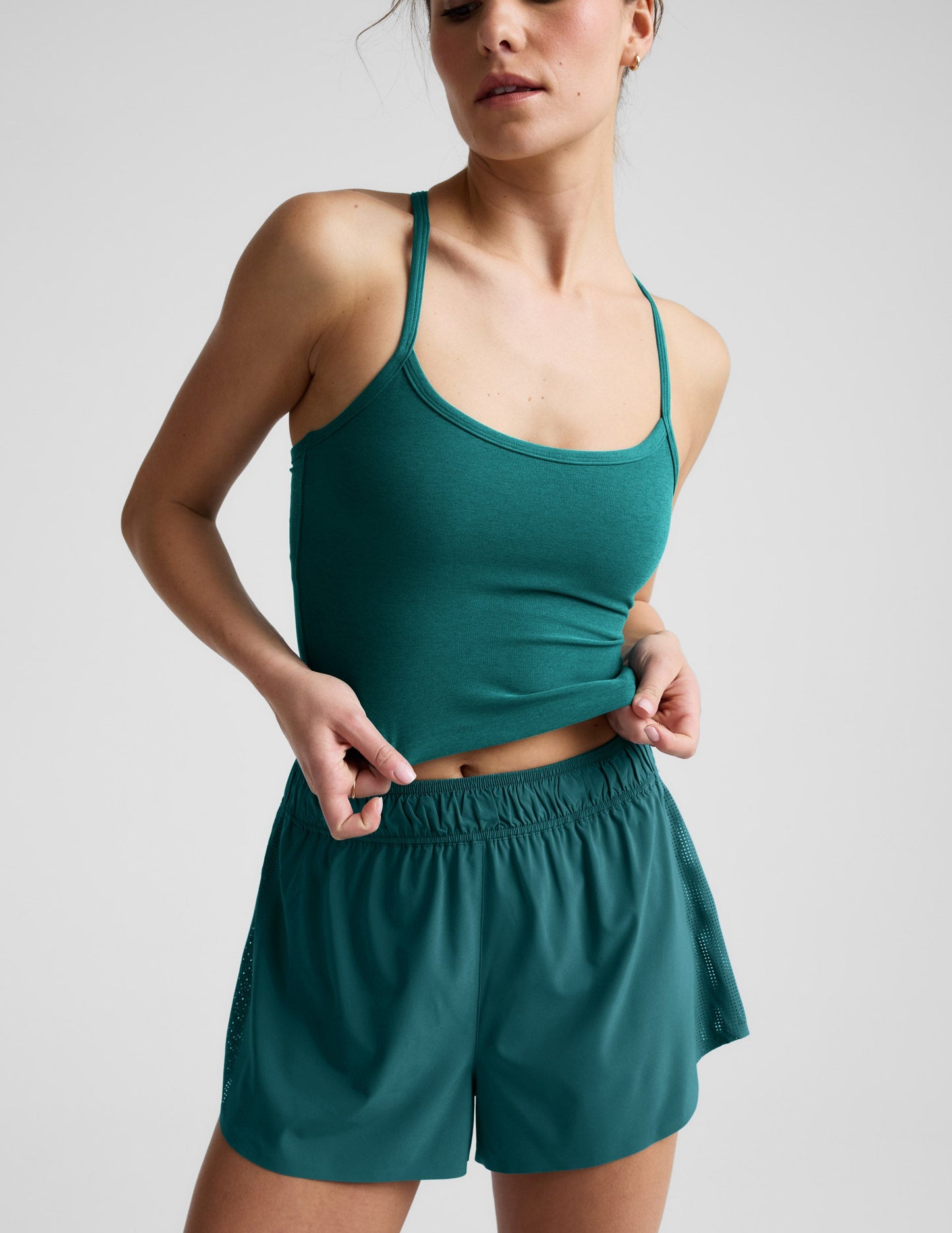 Spacedye™ Slim Racerback Cropped Tank