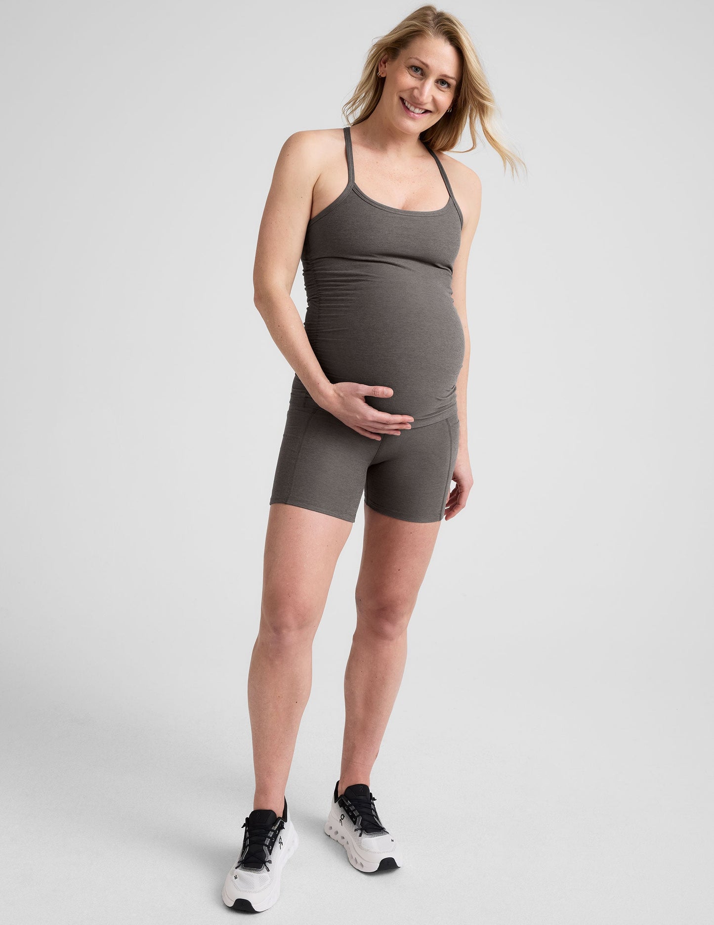 Spacedye™ Keep Pace 5" Maternity Pocket Biker Short