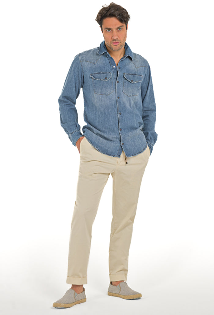 Camicia in denim regular Spy C001 Chiara SS25