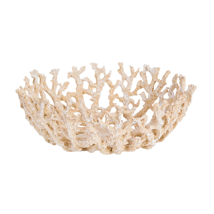 A Large Coral Bowl.