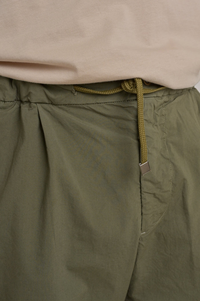 Pantaloni Classici regular Net AND verde SS25
