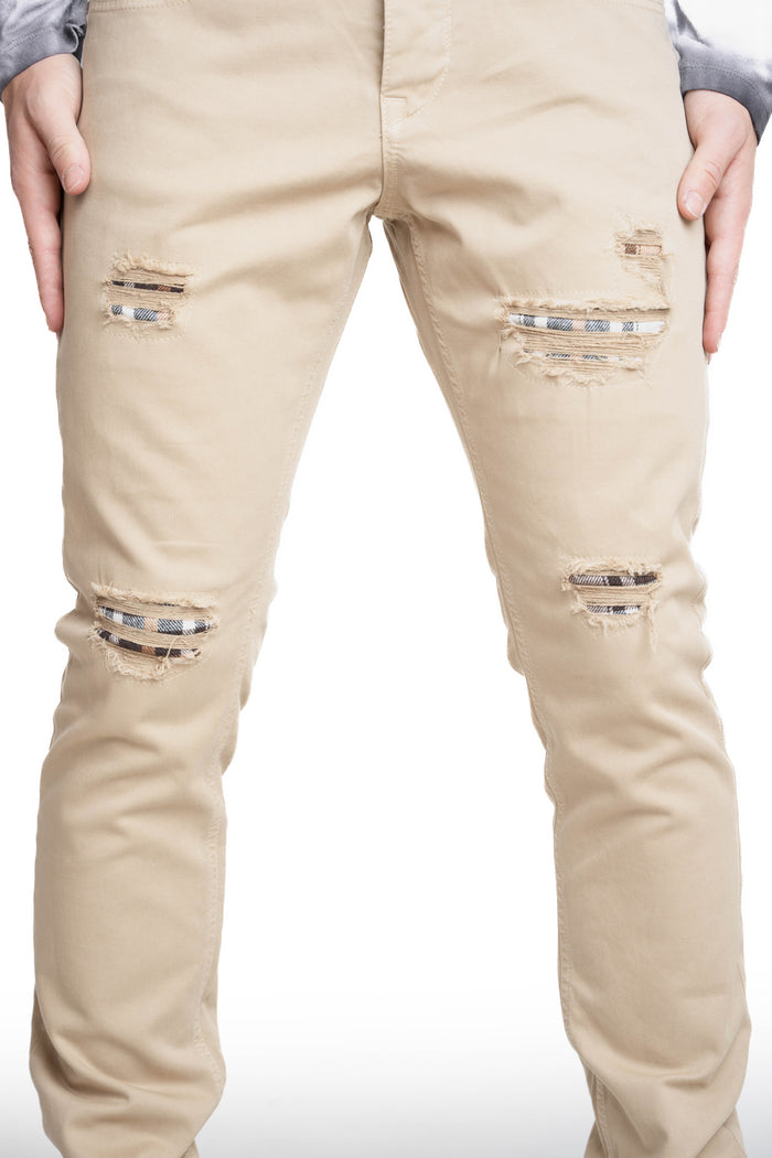 Pantaloni Slim New London Bull Beige FW26