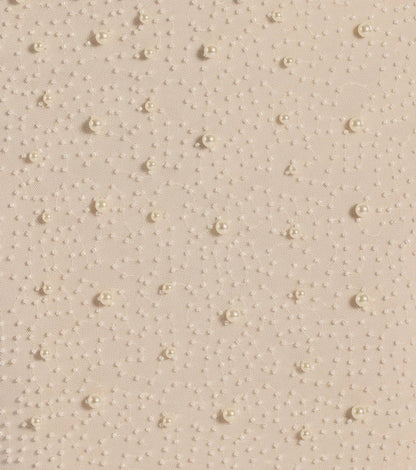 Delicate Glam Faux Pearl Sleeveless Mini Dress