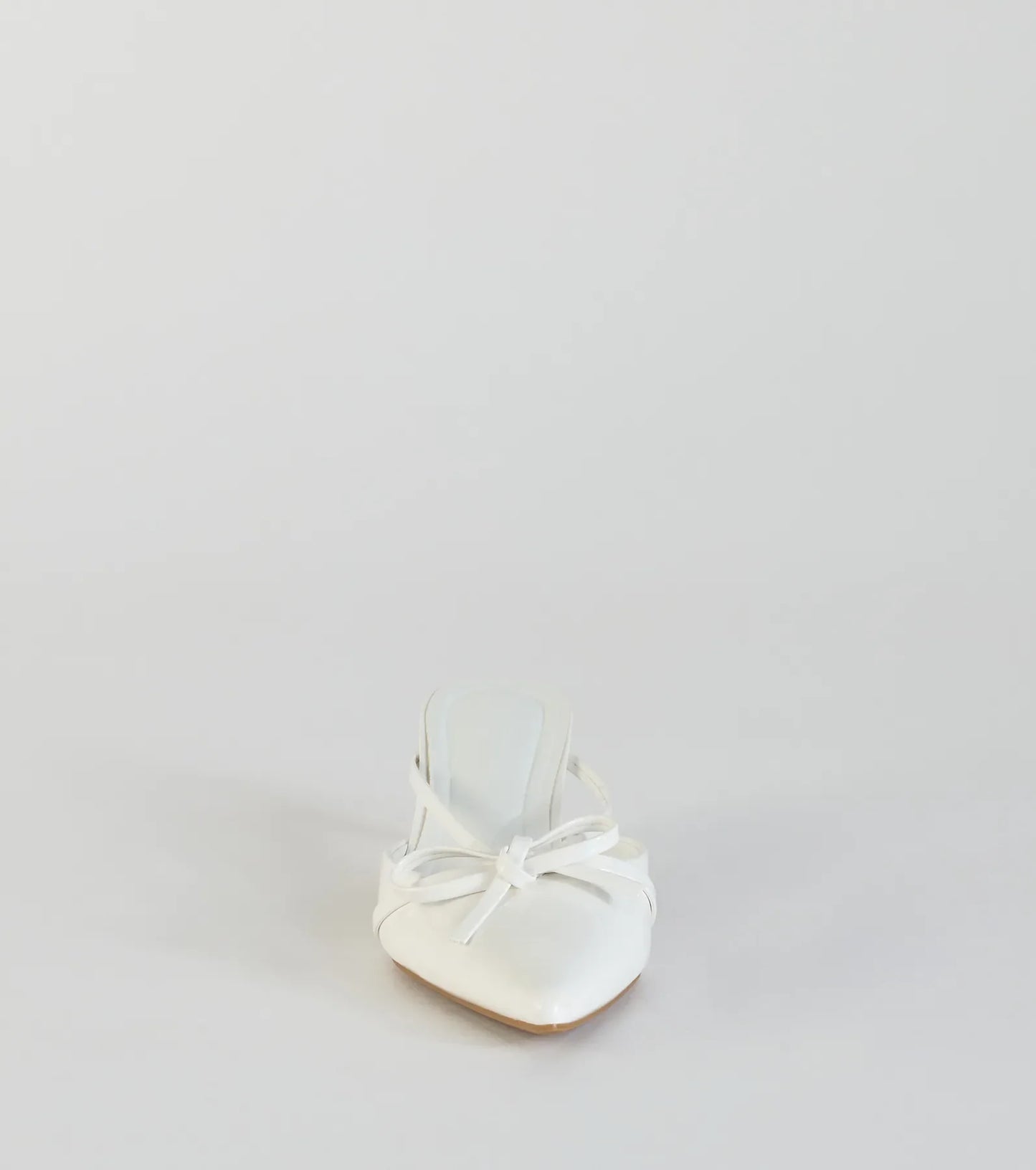 Sweetest Thing Bow Kitten Heel Mules
