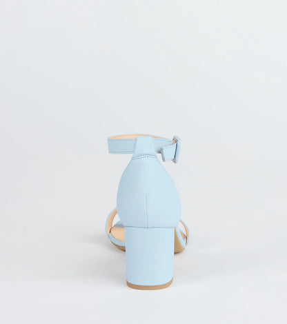 Chic Steps Low Block Heels