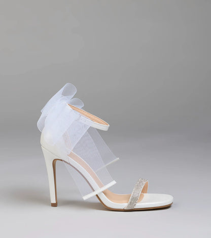 Tied With A Bow Stiletto Heels