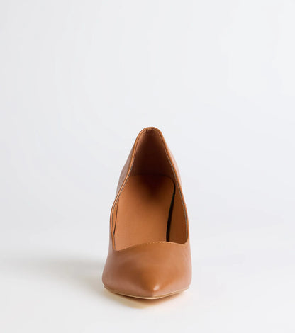 All Classy Block Heel Pumps