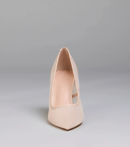 All Pretty Sheer Mesh Stiletto Pumps