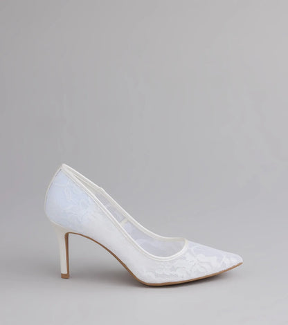 Romance Always Lace Stiletto Pumps