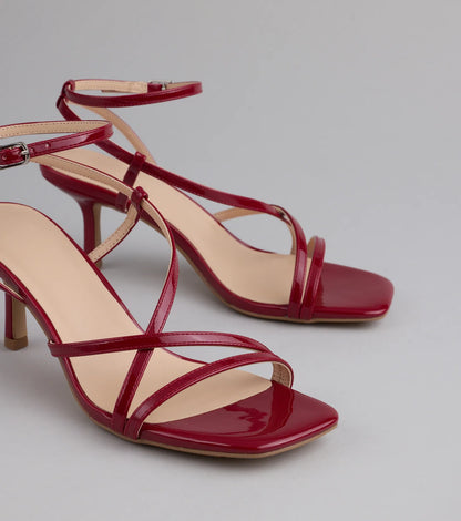 Simply Stunning Strappy Kitten Heels