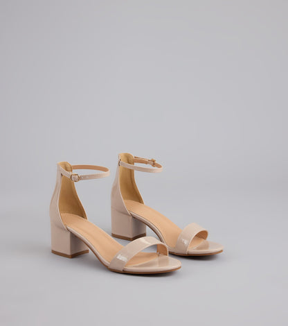 Effortlessly Everything Short Block Heels