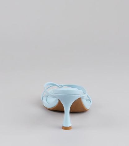 Sips And Sunshine Strappy Thong Mules