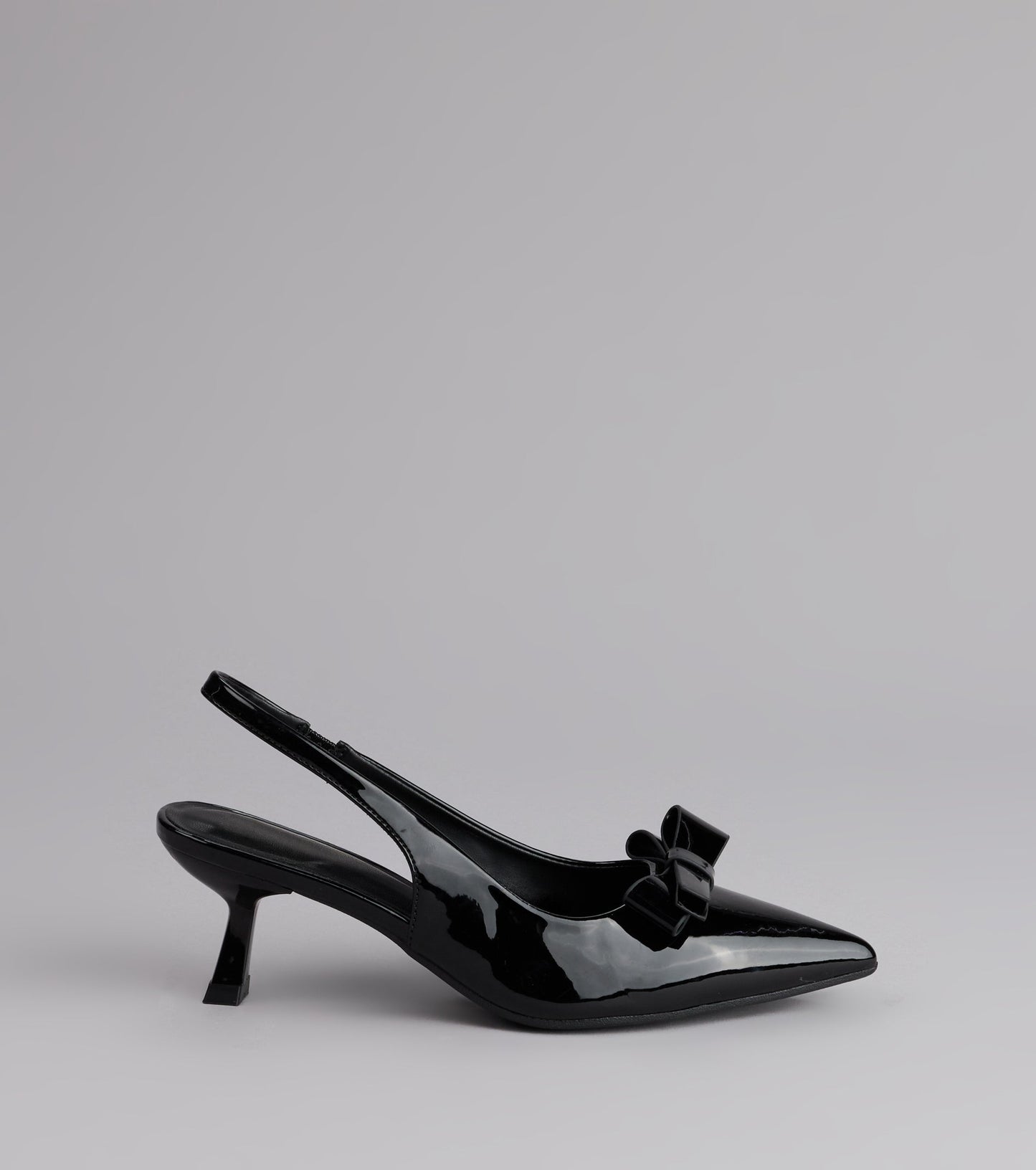Sweet Detail Patent Slingback Heels