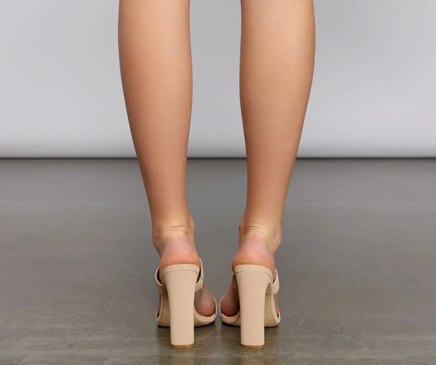 Double Band Basic Nubuck Mules