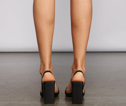 Say It With Sass Faux Leather Mules