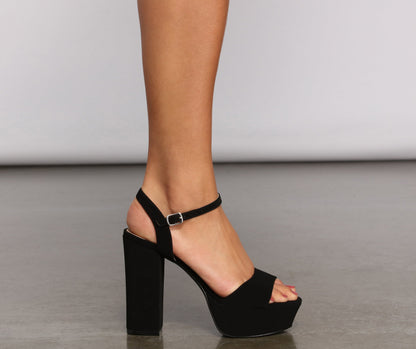The Classic Diva Platform Block Heels