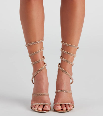 Fancy Feet Spiral Stiletto Heels