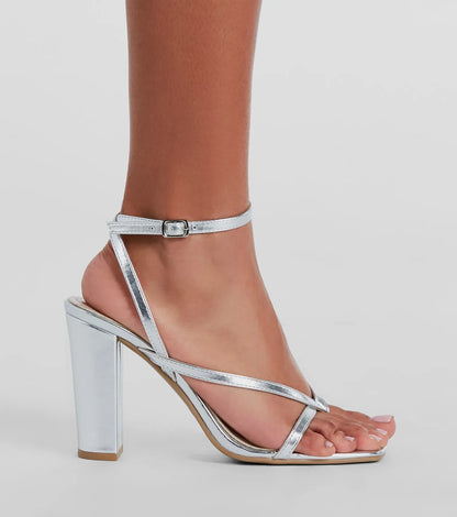 Keep It Eye-Catching Strappy Heels