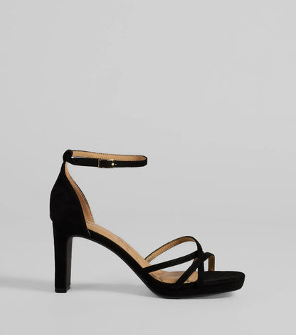 Elevated Strappy Block Heels