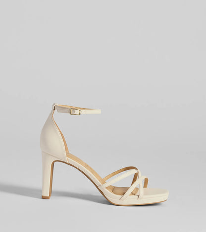 Elevated Strappy Block Heels