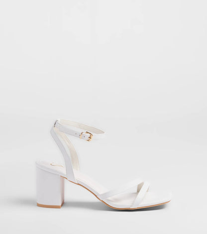 Step Into Chic Strappy Block Heels