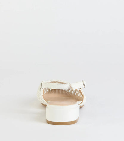 Feels Like Spring Braided Slingback Sandals