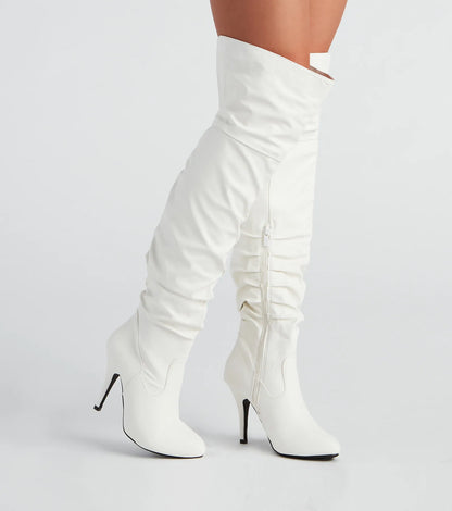 Work It Girl Over-The-Knee Boots