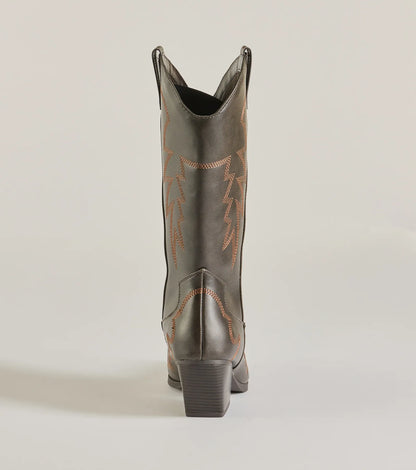 Country Girl Era Block Heel Western Boots