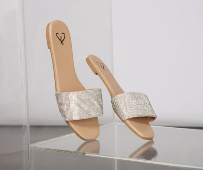 Reign In Glam Rhinestone Slides