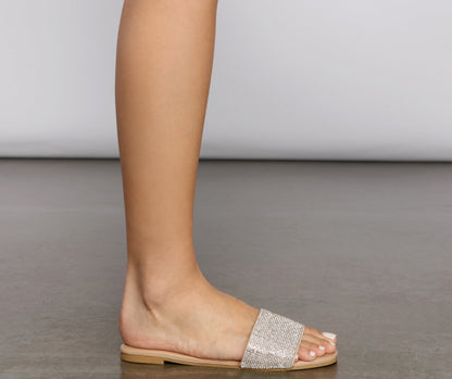 Reign In Glam Rhinestone Slides