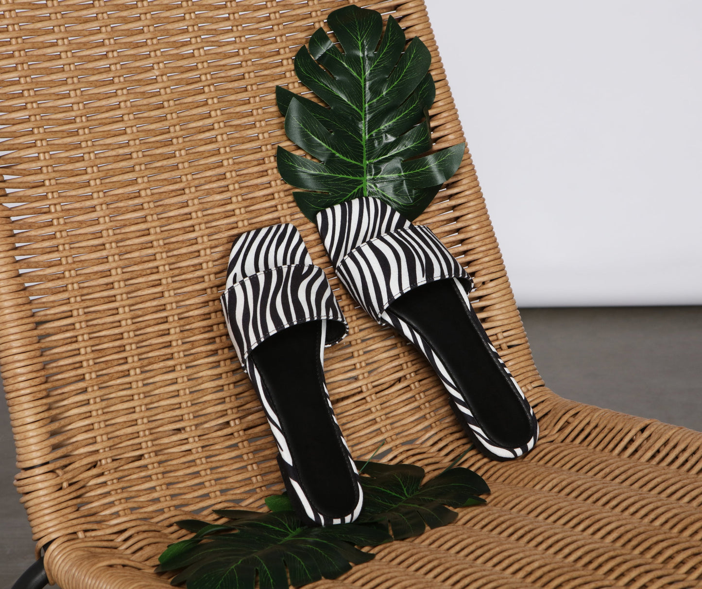 Keep It Trendy Zebra Print Sandals