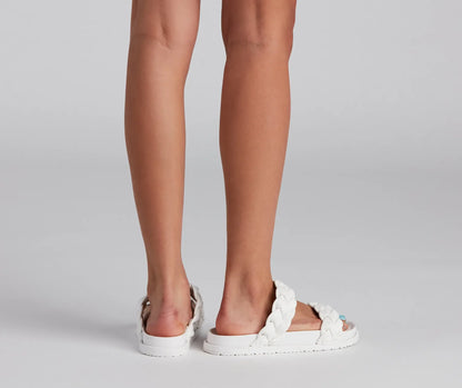 Total Cutie Braided Strap Sandals