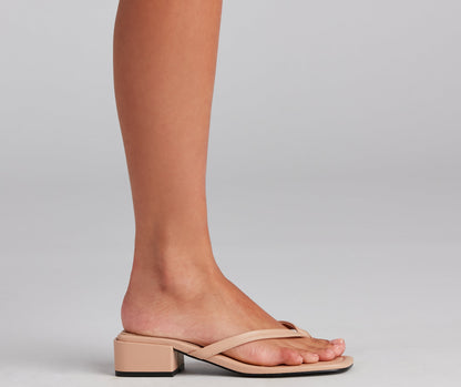 Spring In My Step Thong Sandals