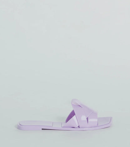 Playful Icon Flat Jelly Slide Sandals