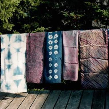 12.5.26 Intro to Shibori: Japanese Shaped Resist Dyeing with Ray Cooper (Copy)