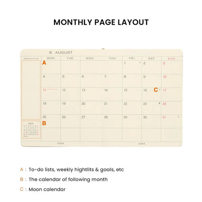 2027 Weekly Planner My Diary Square