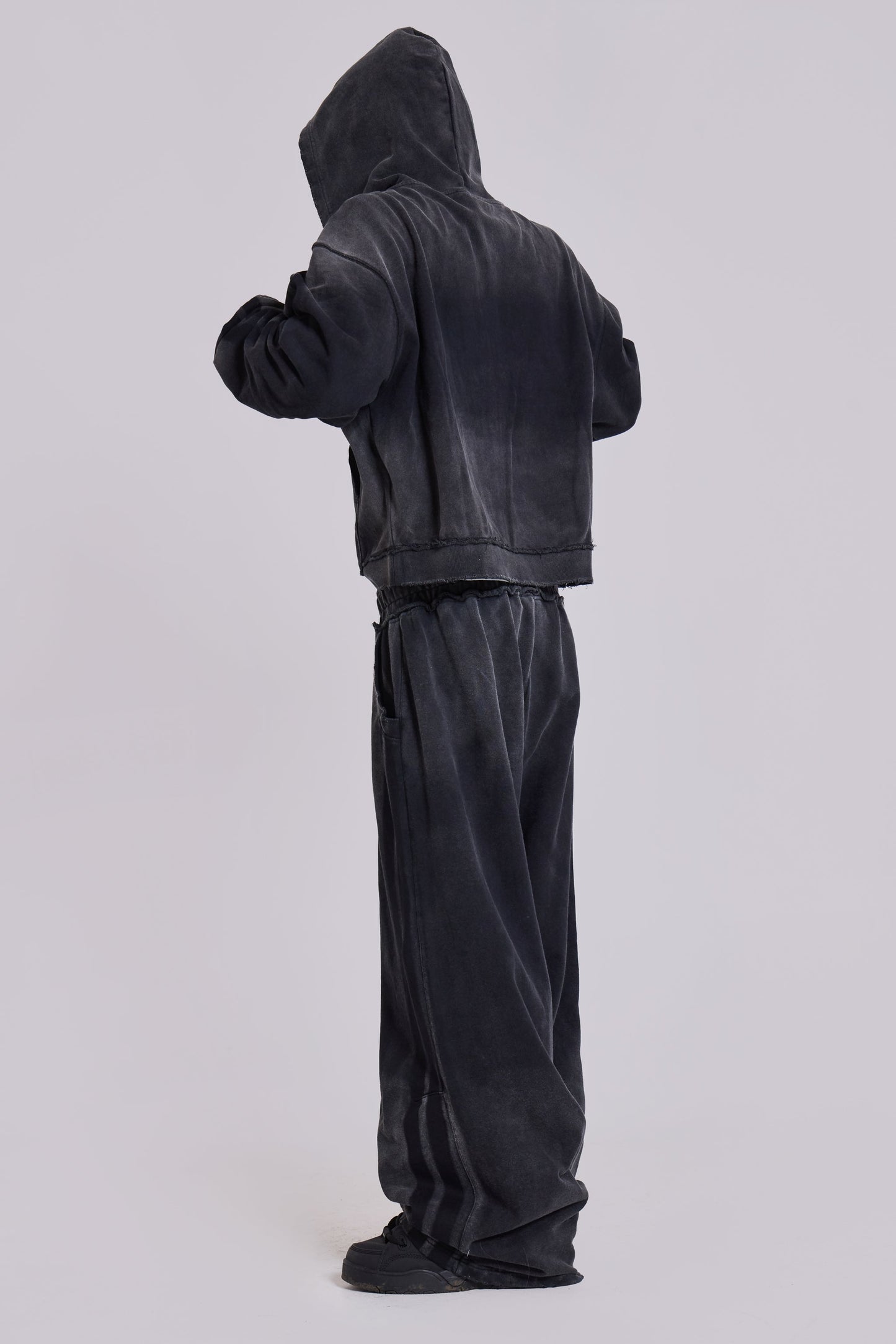 Grey Sporty Baggy Monster Joggers