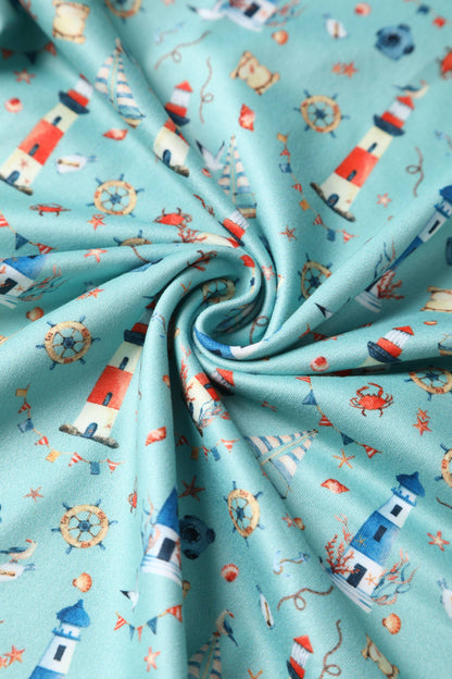 Billie Nautical Lighthouse Day Dress