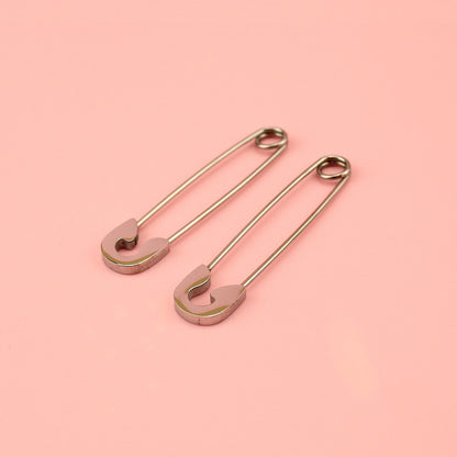 Pin it to Win it Safety Pin Earrings