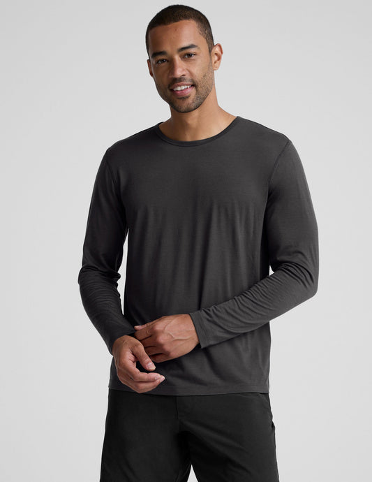 Merino Wool Men's Long Sleeve Crew