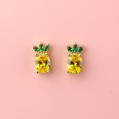 Pineapple Punch Stud Earrings