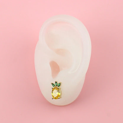 Pineapple Punch Stud Earrings