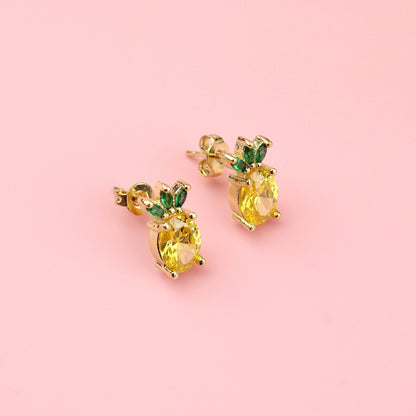 Pineapple Punch Stud Earrings