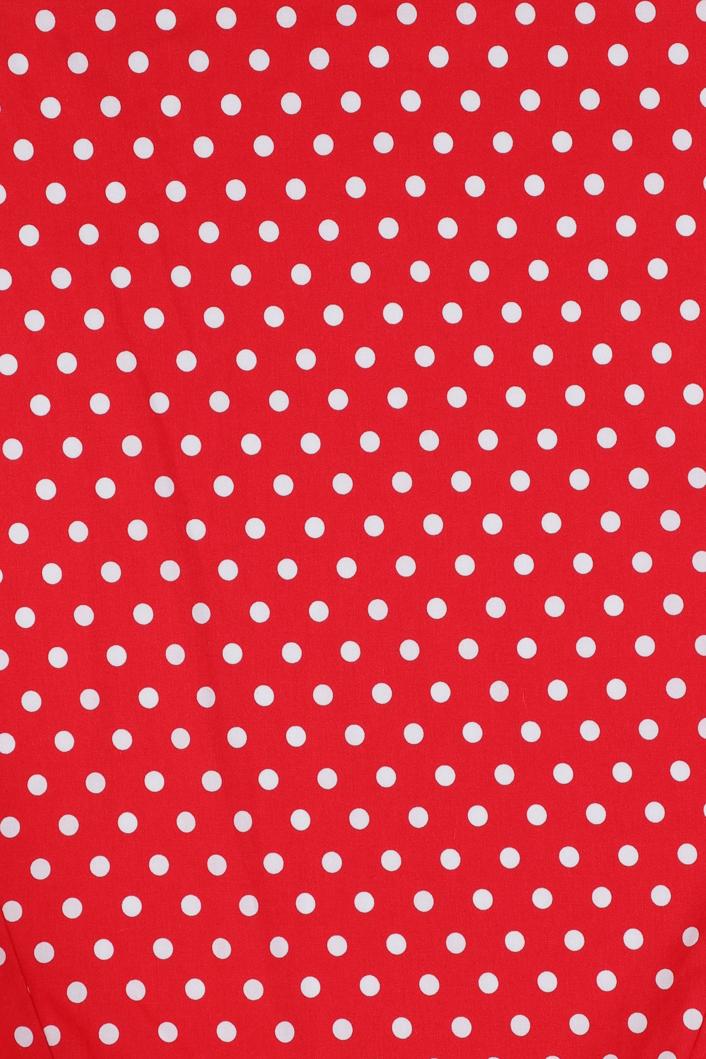 Penelope Pin Up Style Shirt Dress In Classic Red & White Polka Dots