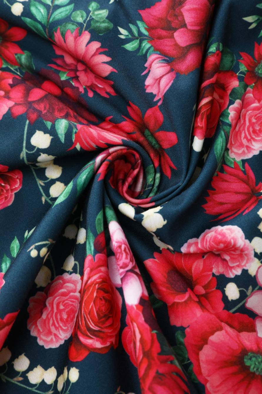 Daisy Pink Floral Halter Dress