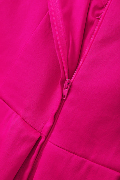 Lily Hot Pink Off Shoulder Dress