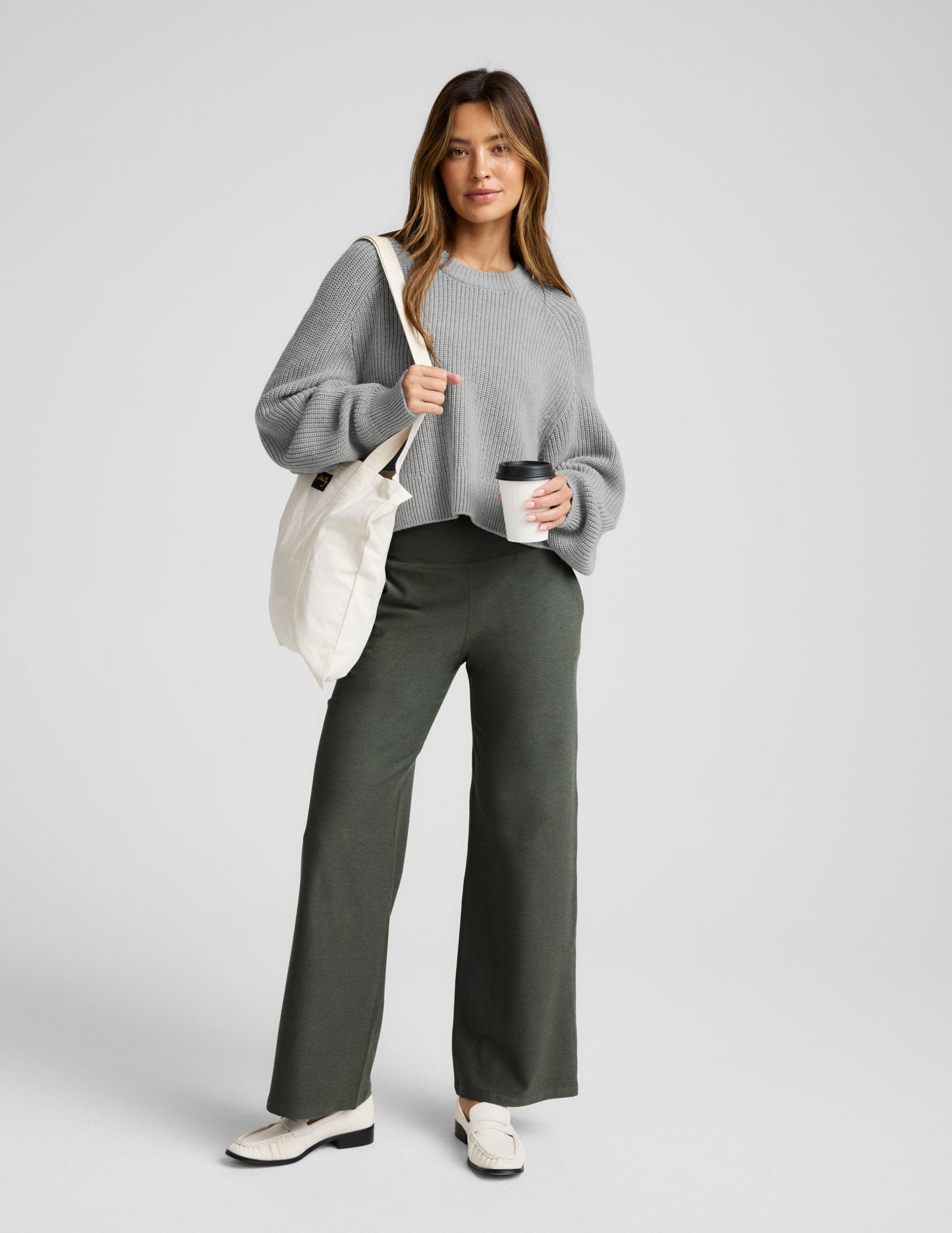 Ready For Anywhere Hi Lo Sweater