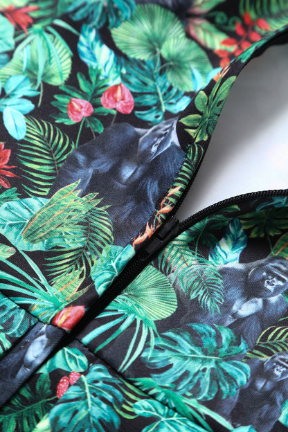 Amanda Gorilla Forest Swing Dress